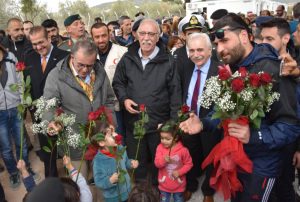 Ο Πρόεδρος του Ε.Ε.Σ. στην τελετή εγκαινίων του νέου χώρου φιλοξενίας στη Ριτσώνα Ευβοίας