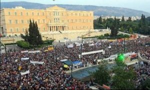 Δημοψήφισμα 2015 – Συγκεντρώσεις υπέρ του «ναι» και του «όχι» στην Αθήνα