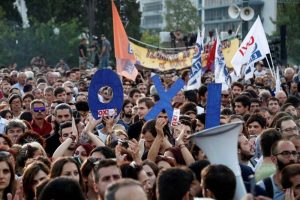 Δημοψήφισμα 2015: Η πανοραμική φωτό της συγκέντρωσης για το ΟΧΙ