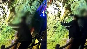 Τουρίστες αποκόλλησαν αρχαίο σταλακτίτη για να τον πάρουν ως σουβενίρ! (video+photo)