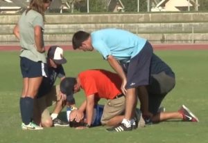 Τον τραυμάτισε σε φιλικό αγώνα κι εκείνος της έκανε… πρόταση γάμου (video)