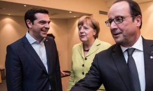 Τριμερής συνάντηση Τσίπρα με Μέρκελ-Ολάντ για να «κλείσει» η συμφωνία