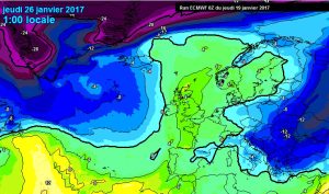 Ερχεται ξανά: Νέα ψυχρή εισβολή από τις 26 Γενάρη με χιόνια και στην Αθήνα (δείτε τους χάρτες)