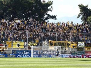 Με κόσμο στην Κατερίνη η ΑΕΚ