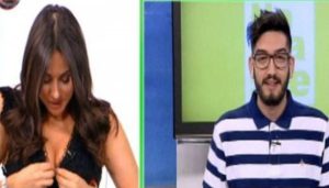 Το σέξι ατύχημα της Μουστάκα on air! (video)