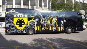 ΑΕΚ: Νέα ταξίδια με νέο πούλμαν (photos)