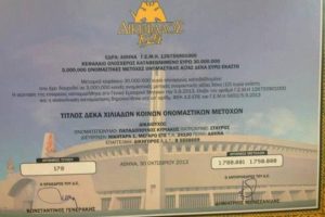 ΑΕΚ: Μετοχές για… Αγιά Σοφιά οι κάτοχοι διαρκείας