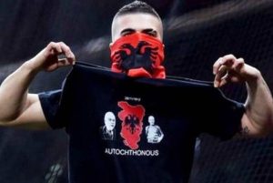 Εθνικιστικά μηνύματα στο ματς της Αλβανίας με την Ιταλία (video)