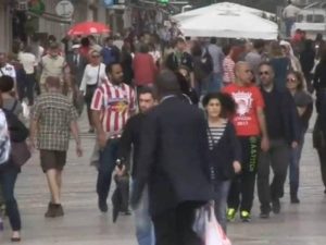Οι φίλοι του Ολυμπιακού στη Λισαβόνα (video)