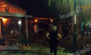Λουτράκι: Πελάτες καφετέριας είδαν το Χάρο με τα μάτια τους (photos)