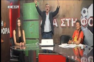“Παπαδόπουλος – Παπαδόπουλος”! O Γεωργούντζος τρελάθηκε, φωνάζει και τραγουδά (!) στο στούντιο… (video)