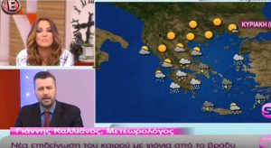 Πού θα χιονίσει από απόψε το βράδυ: Απαντά ο μετεωρολόγος Γιάννης Καλλιάνος (Video)