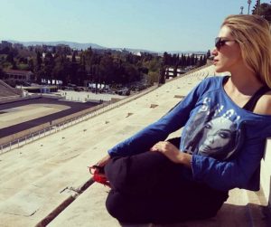 Η Ελενα Παπαβασιλείου γυμνάζεται στο Παναθηναϊκό Στάδιο (photoς)