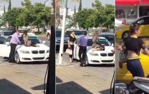 «Δεν θα πας πουθενά αλήτη εσύ και η πουτ… σου» (video)
