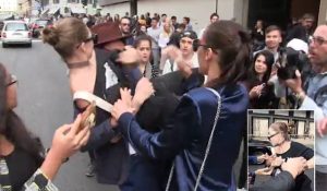 Η Τζίτζι Χαντίντ έχωσε αγκωνιά σε δημοσιογράφο που πήγε να της κάνει φάρσα (vid)