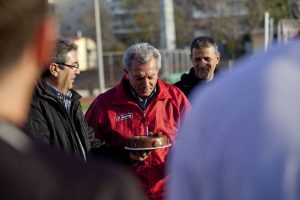Απόλλων: Τούρτα-έκπληξη στον πρόεδρο