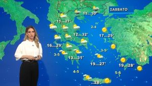 Καιρός: Ισχυρές μπόρες Κυριακή και Δευτέρα (vid)