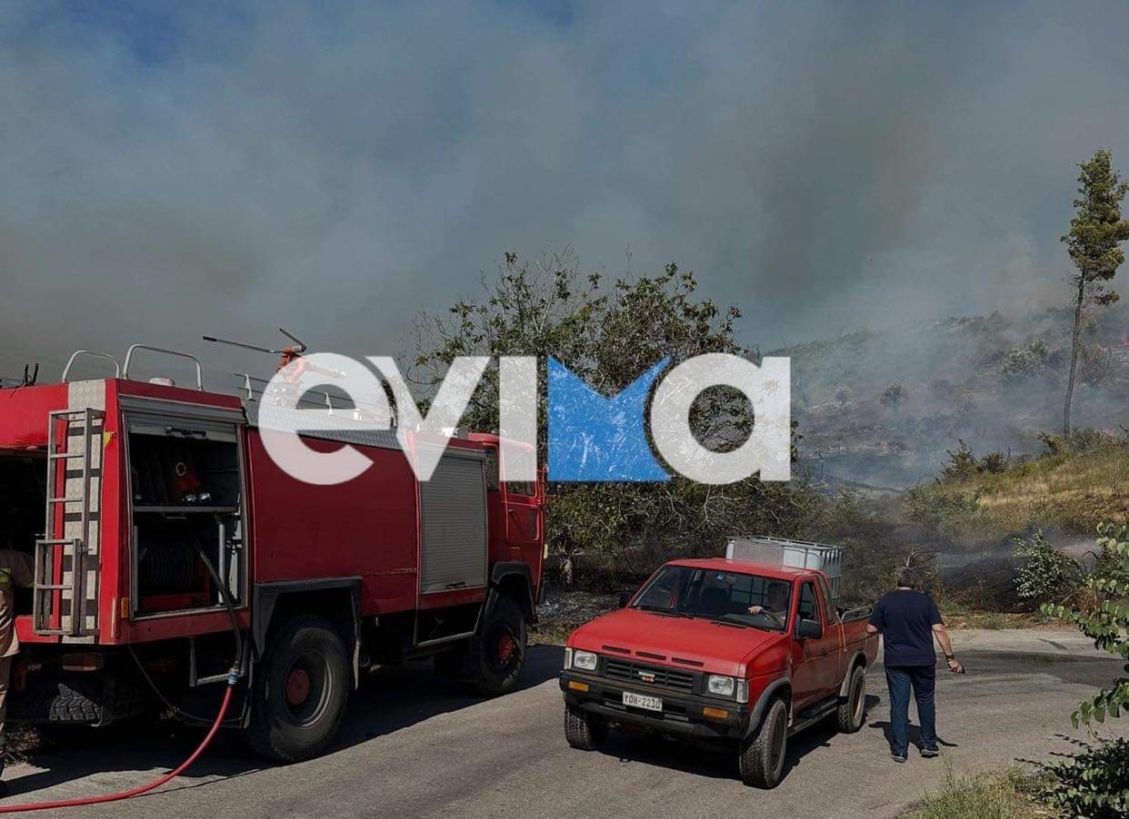 Φωτιά τώρα: Νέο πύρινο μέτωπο στην Εύβοια