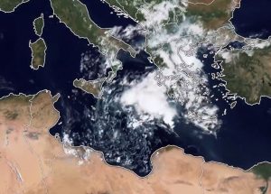 Κακοκαιρία: Time Lapse με την κίνηση του Μεσογειακού Κυκλώνα Daniel
