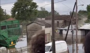 Βιβλική καταστροφή και στο χωριό Κοσκινάς (vid)