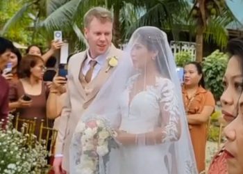 Απιθανες εικόνες! Τους… βρήκε ο σεισμός την ώρα του γάμου (Vid)