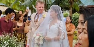 Απιθανες εικόνες! Τους… βρήκε ο σεισμός την ώρα του γάμου (Vid)