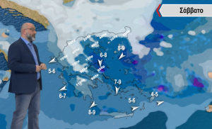 Κακοκαιρία: Προειδοποίηση Αρναούτογλου για πυκνές χιονοπτώσεις