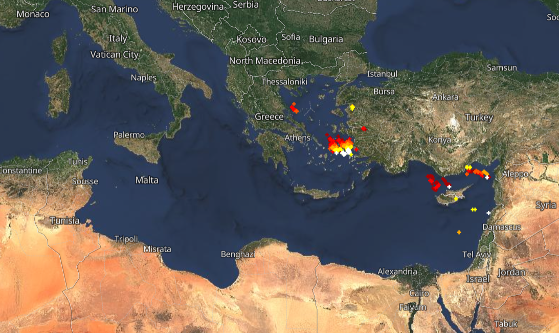 Καταιγίδες Live: Σε ποιες περιοχές εκδηλώνονται τώρα;