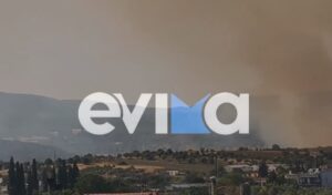 Φωτιά τώρα στην Εύβοια: Πλησιάζει σπίτια…