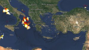 Καταιγίδες Live: Μπαίνουν στον ελλαδικό χώρο…