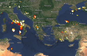 Καταιγίδες Live: Σε αυτές τις περιοχές εκδηλώνονται τώρα