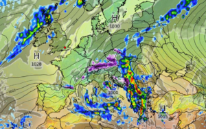 Καιρός: Επιμένει το GFS! Με κακοκαιρία θα μπει ο Νοέμβριος (Pic)
