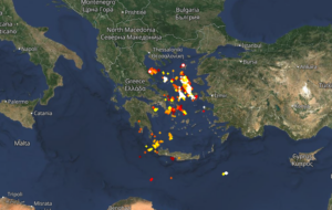 Καιρός τώρα: Μέσα στο Αιγαίο οι καταιγίδες. Πού εκδηλώνονται Live