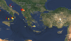 Κακοκαιρία 15-12: Πού εκδηλώνονται τώρα καταιγίδες; Live…