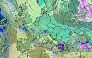 Καιρός: Δυνατό χιονοσενάριο από το ECMWF για τα μέσα της νέας εβδομάδας (vid)