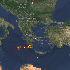 Καιρός 22-4: Καταιγίδες Live! Πού εκδηλώνονται τώρα…