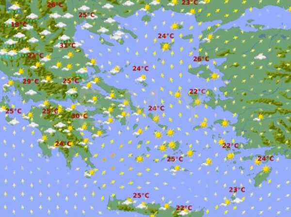 Καιρός 2-5: Παίρνει την ανηφόρα ο υδράργυρος. Η πρόγνωση της ΕΜΥ