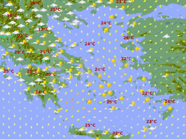 Καιρός 2-5: Παίρνει την ανηφόρα ο υδράργυρος. Η πρόγνωση της ΕΜΥ