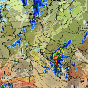 Καιρός 18-5: Επιμένει το GFS. Βλέπει νέα ισχυρή κακοκαιρία (vid)
