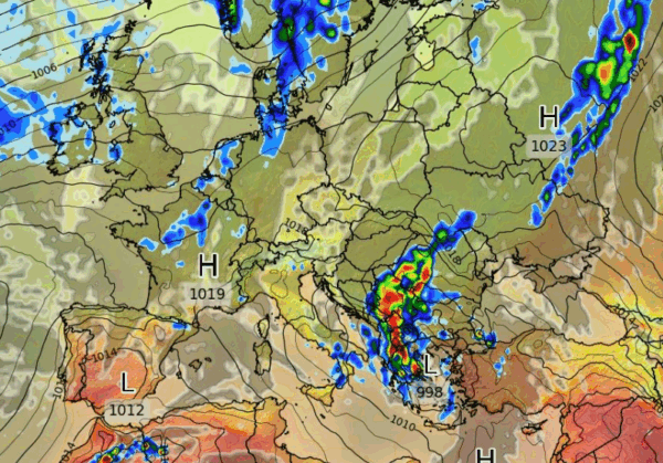 Καιρός 18-5: Επιμένει το GFS. Βλέπει νέα ισχυρή κακοκαιρία (vid)