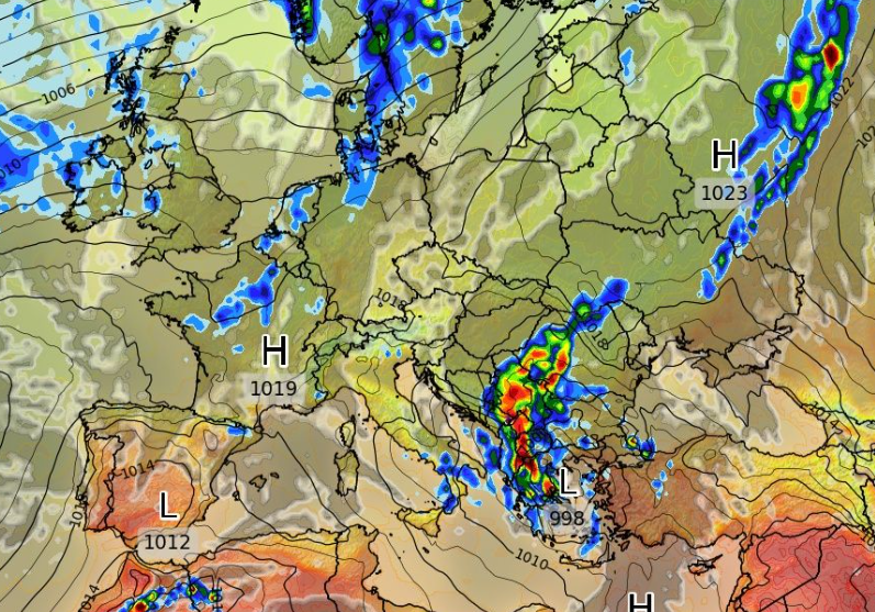 Καιρός 18-5: Επιμένει το GFS. Βλέπει νέα ισχυρή κακοκαιρία (vid)