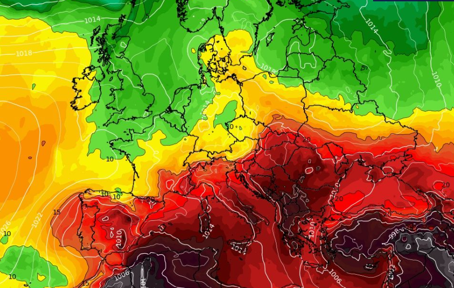 Καιρός 29-6: Επιμένει το GFS για νέο, πιο ισχυρό, καύσωνα (vid)