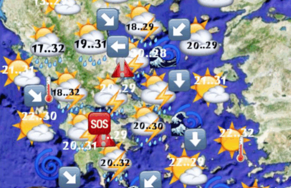 Καιρός 21-6: Χατζηγρίβας για το Σάββατο. Πού θα έχει ισχυρές καταιγίδες