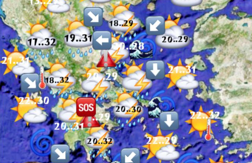 Καιρός 21-6: Χατζηγρίβας για το Σάββατο. Πού θα έχει ισχυρές καταιγίδες
