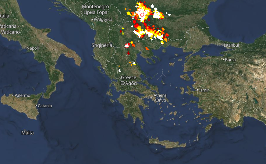 Καιρός 6-6: Καταιγίδες τώρα σε εξέλιξη. Πού σημειώνονται, Live…