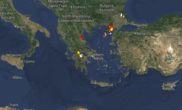 Καιρός 28-6: Καταιγίδες σε εξέλιξη τώρα. Πού σημειώνονται, Live…