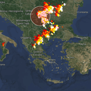 Καιρός: Λαίλαπα καταιγίδων Live! Ισχυρά μπουρίνια τώρα…
