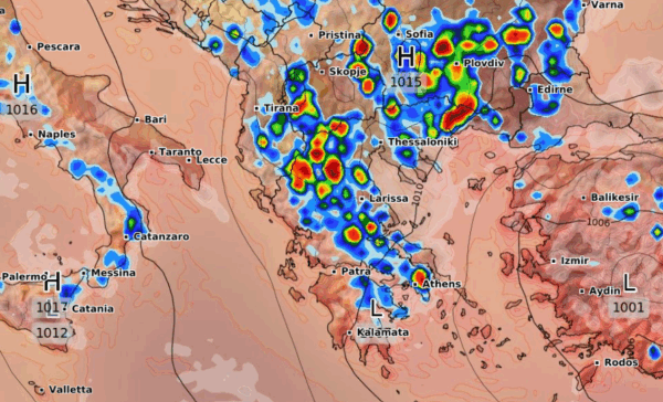 Καιρός 30-7: Αλλη εικόνα από ECMWF! Θέλει προσοχή την Πέμπτη (vid)