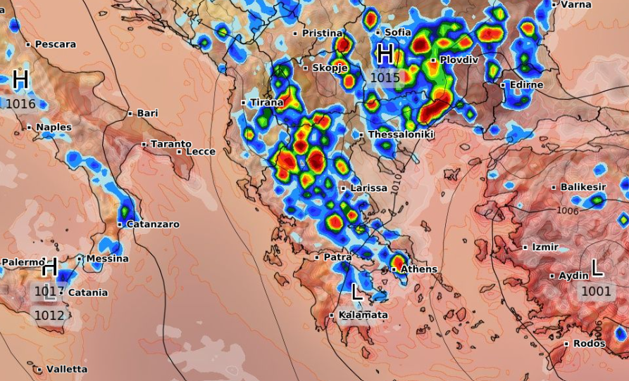 Καιρός 30-7: Αλλη εικόνα από ECMWF! Θέλει προσοχή την Πέμπτη (vid)