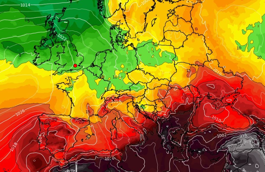Καιρός 21-7: Επικαιροποίηση από το GFS. Από Δευτέρα η υποχώρηση του καύσωνα (vid)
